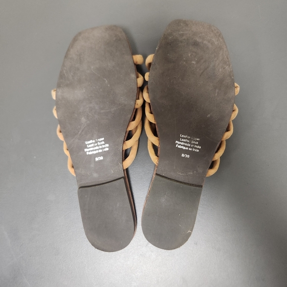 Jeffery Campbell Coniper Flat Sandals Suede Sz 8 - Picture 9 of 9